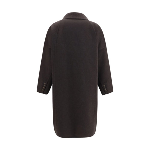 Brunello Cucinelli Brown Cashmere Coat