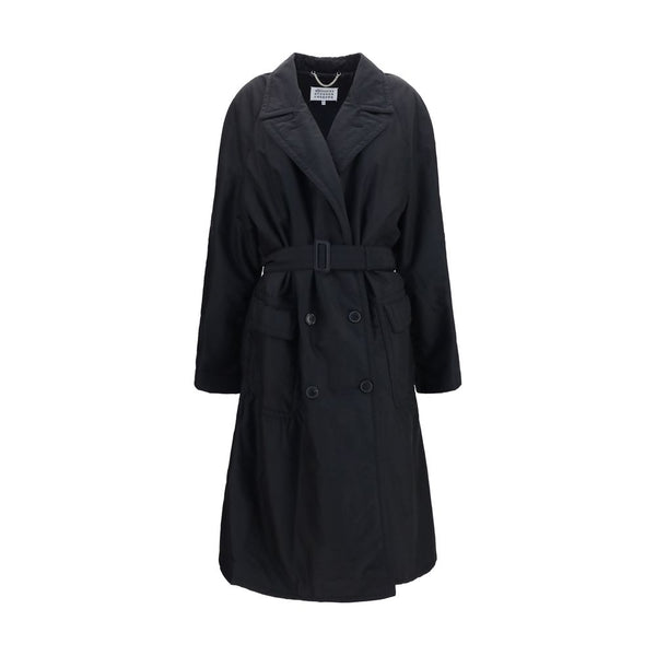 Maison Margiela Black Wool Oves Aries Coat