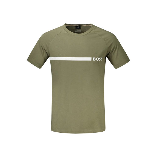 Hugo Boss Verde Cotton Men T-Shirt