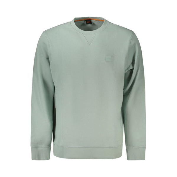 Hugo Boss Verde Cotton Men's Sweatshirt