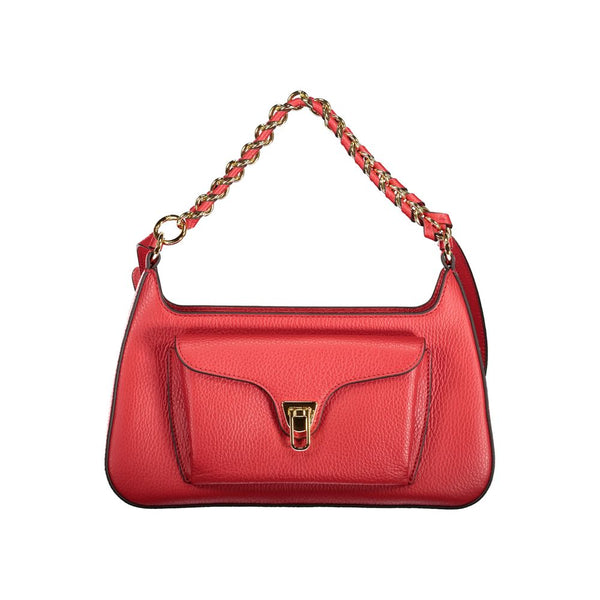 Coccinelle Rosso Leather Women's Bag