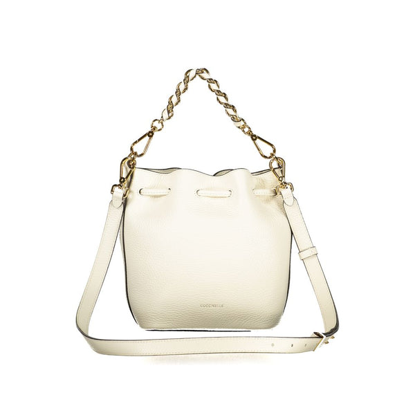 Coccinelle White Leather Handbag