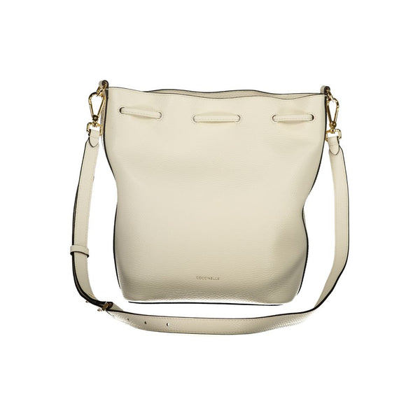 Coccinelle White Leather Handbag