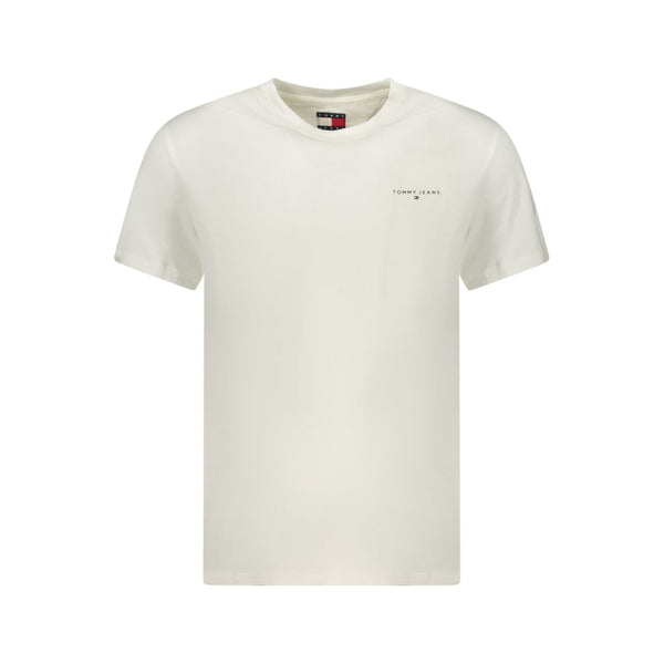 Tommy Hilfiger White Cotton Men's T-Shirt