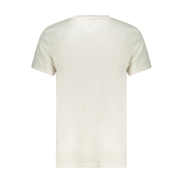 Tommy Hilfiger White Cotton Men's T-Shirt