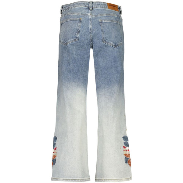 Desigual Azzurro Cotton Women's Jeans