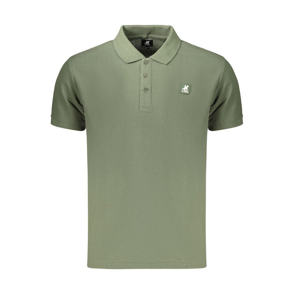 U.S. Grand Polo Green Cotton Men's Polo Shirt