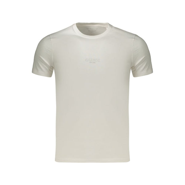 Guess Jeans White Cotton Mens TShirt