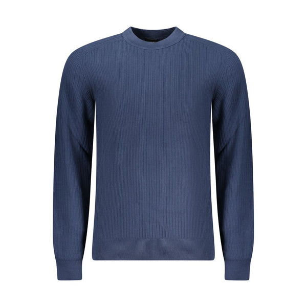 Hugo Boss Blue Cotton Sweatshirt