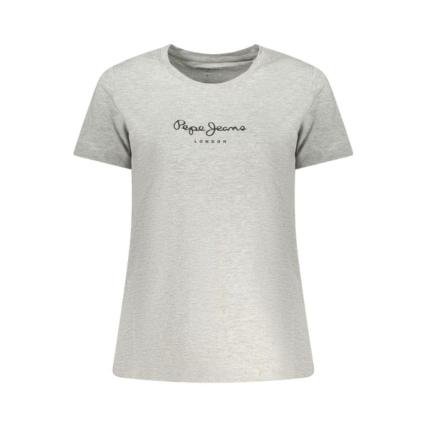 Pepe Jeans Grigio Cotton Women's T-Shirt