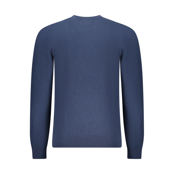 Hugo Boss Blue Cotton Sweatshirt