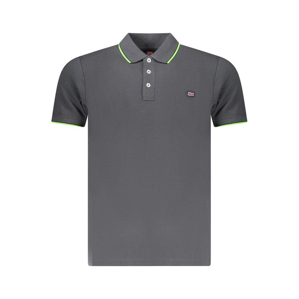 Norway 1963 Gray Cotton Polo Shirt