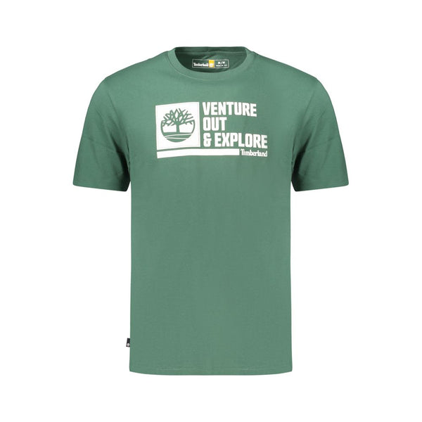 Timberland Green Cotton Men's T-Shirt