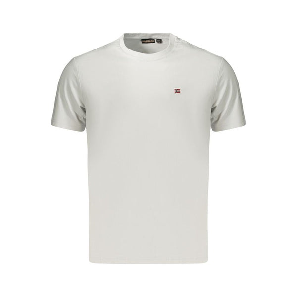 Napapijri Gray Cotton T-Shirt