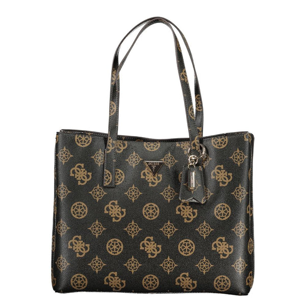Guess Jeans Brown Polyethylene Handbag