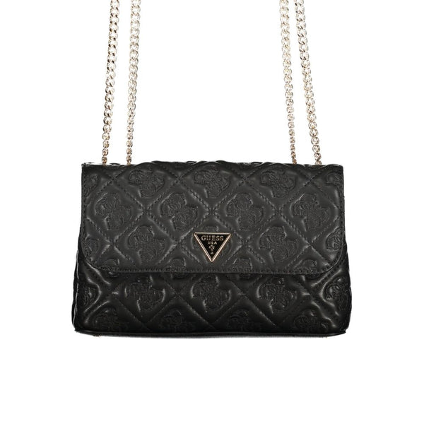 Guess Jeans Black Polyethylene Handbag