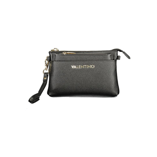 Mario Valentino Black Polyurethane Womens Wallet