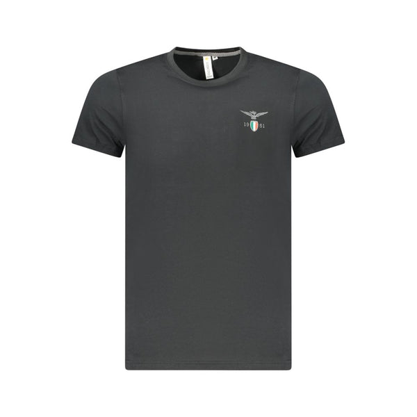 Accademia Militare Black Cotton T-Shirt