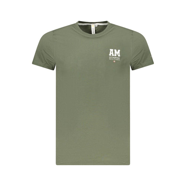 Accademia Militare Green Cotton Men's T-Shirt