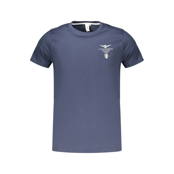 Accademia Militare Blue Cotton Men's T-Shirt