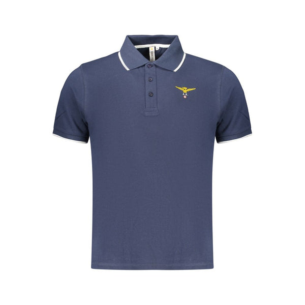Accademia Militare Blue Cotton Men's Polo Shirt