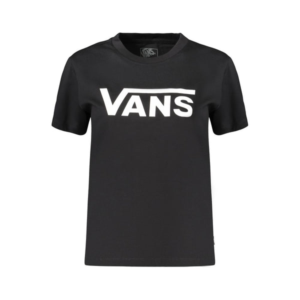 Vans Black Cotton Women's T-Shirt