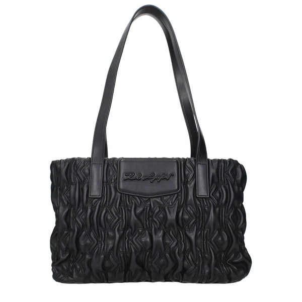Karl Lagerfeld Black Polyester Shoulder Bag