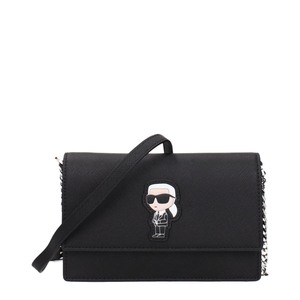 Karl Lagerfeld Black Polyethylene Crossbody Bag