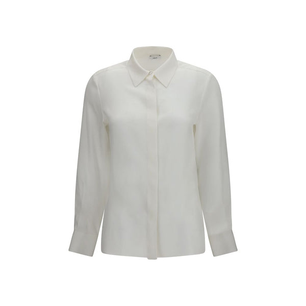 Lardini White Silk Dress Shirt
