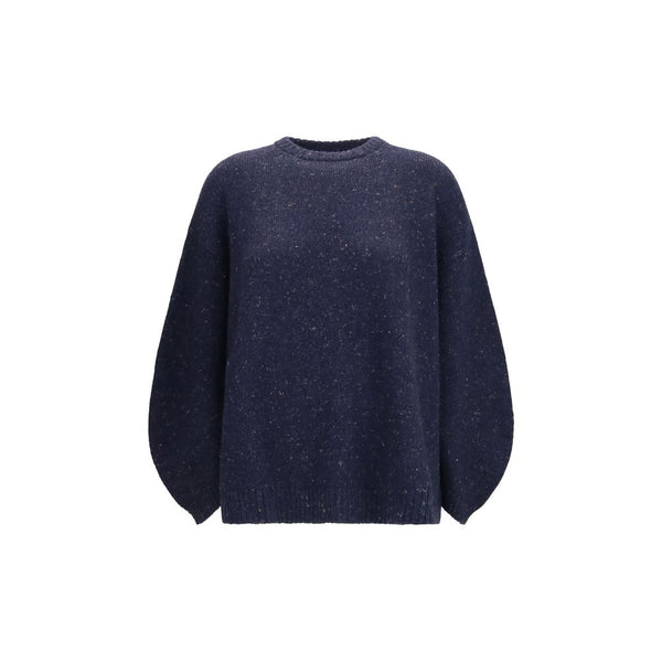Fabiana Filippi Blue Wool Oves Aries Sweatshirt