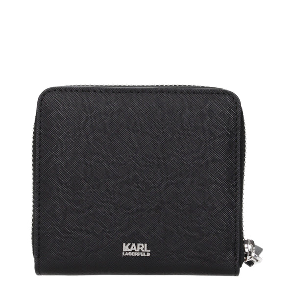 Karl Lagerfeld Black Polyethylene Wallet