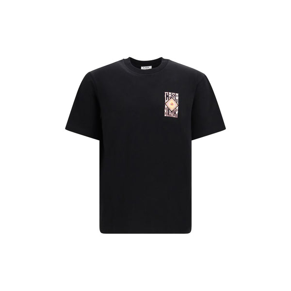 Casablanca Black Cotton T-Shirt