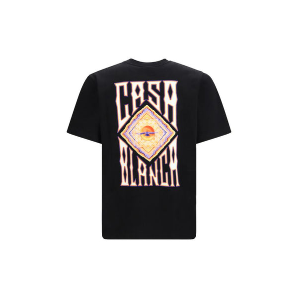 Casablanca Black Cotton T-Shirt