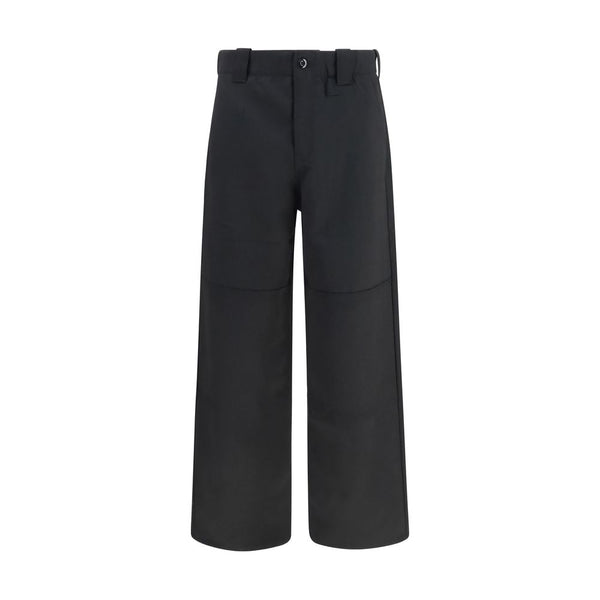 Kenzo Black Wool Oves Aries Chino Pants