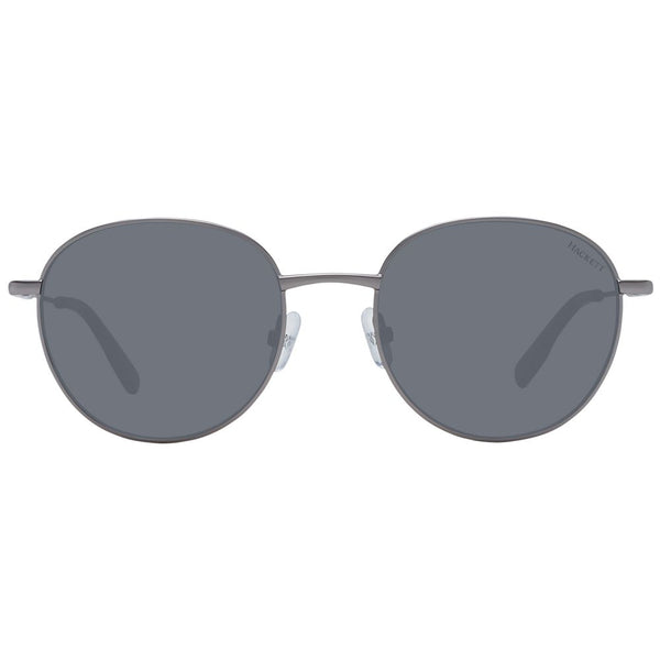 Hackett Gray Metal Sunglasses