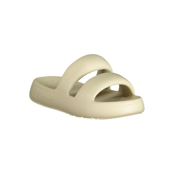 Fila Beige Polyurethane Women's Slipper