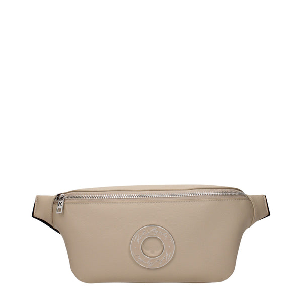 Karl Lagerfeld Beige Leather Backpack