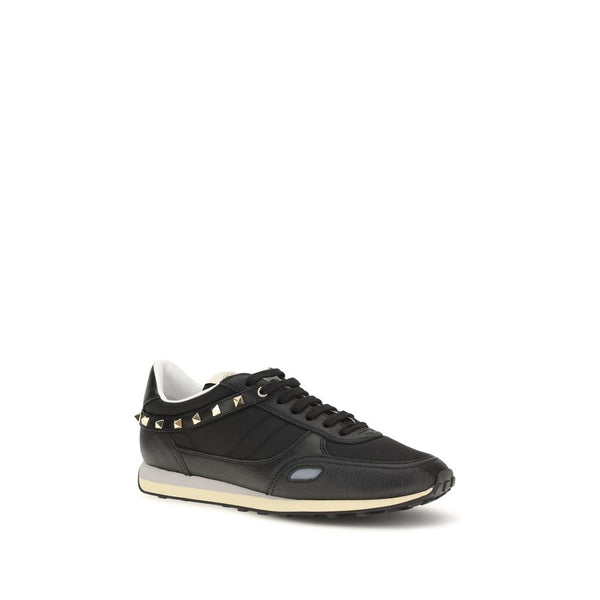 Valentino Garavani Black Polyamide Athletic Sneakers