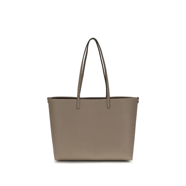 Fendi Beige Calf Leather Bos Taurus Shoulder Bag