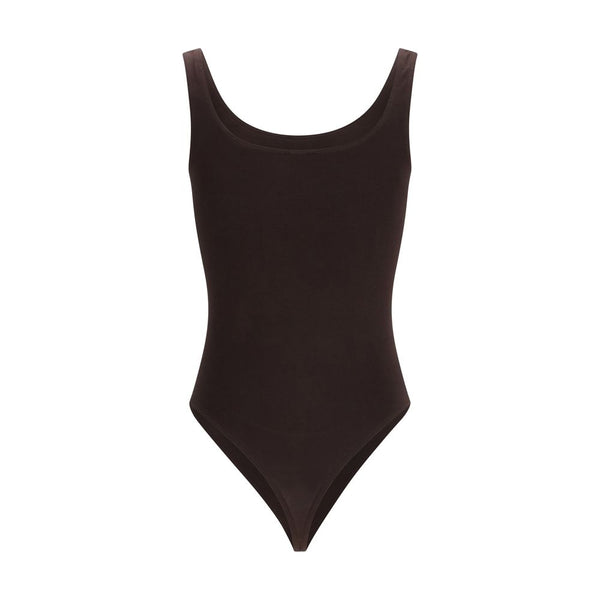 Wolford Brown Cotton Bodysuit