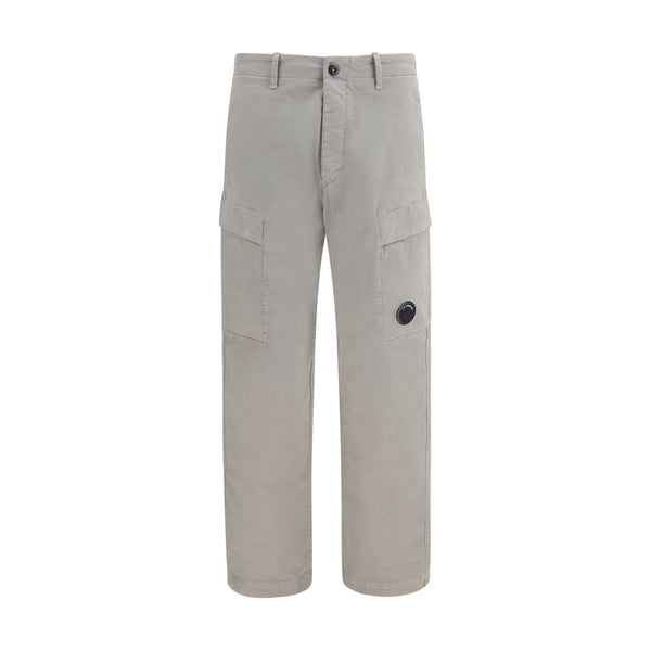 C.P. Company Gray Cotton Cargo Pants