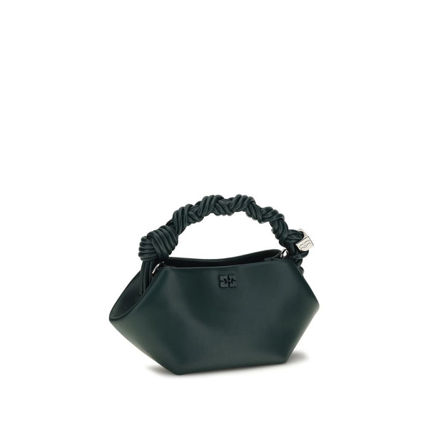 Ganni Bicolor Recycled Leather Shoulder Bag