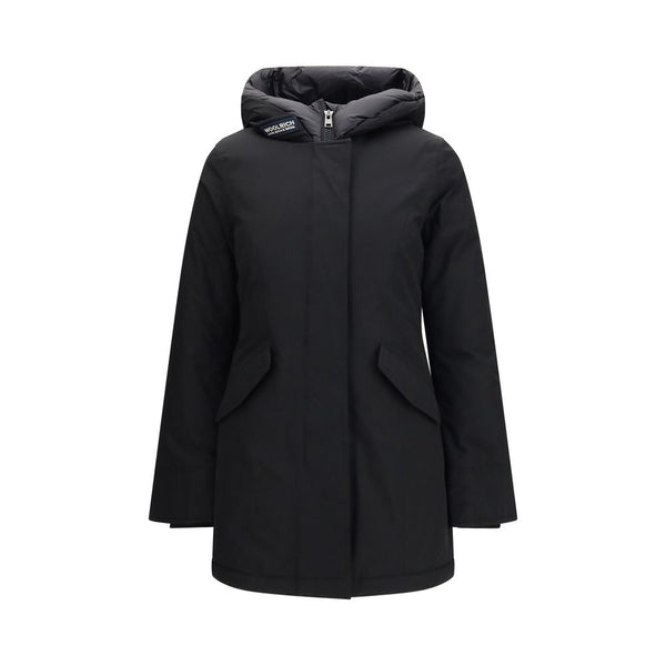 Woolrich Black Cotton Parka