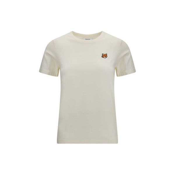 Maison Kitsuné Beige Cotton T-Shirt
