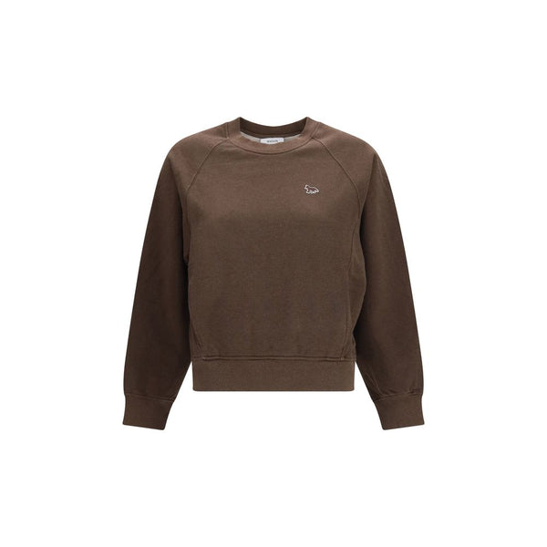 Maison Kitsuné Brown Cotton Sweatshirt