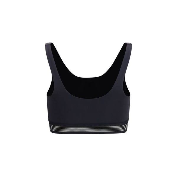 New Balance Black Polyester Sport Bra