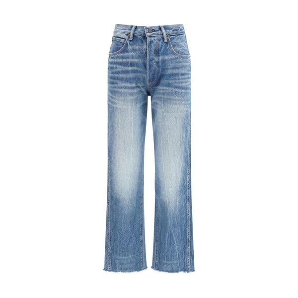 Tom Ford Blue Cotton Bootcut Jeans
