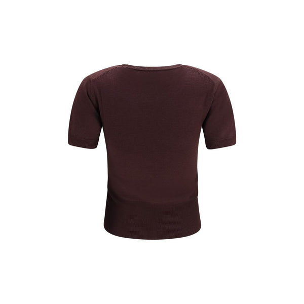 Vivienne Westwood Purple Wool Oves Aries T-Shirt