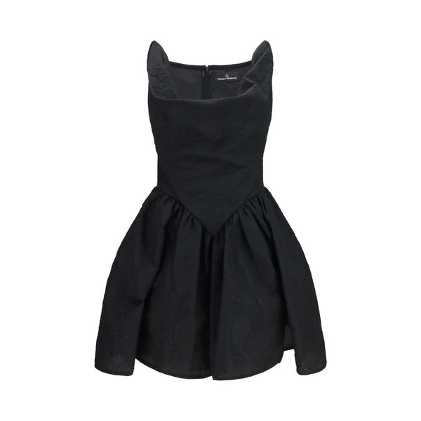 Vivienne Westwood Black Cotton Casual Dress