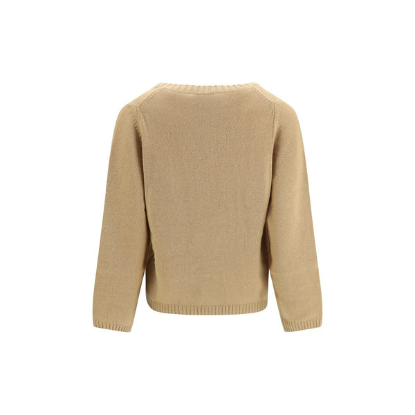 Allude Beige Cashmere Sweater